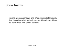 Social Norms