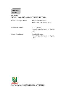 HCM239 - National Open University of Nigeria
