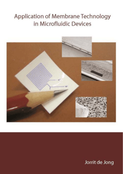 membranes and microfluidics: a review