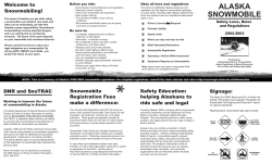 alaska snowmobile - Alaska Department of Transportation