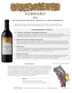 2012 Forward Kidd Sell Sheet