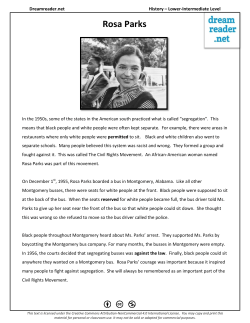 Rosa Parks - Dreamreader