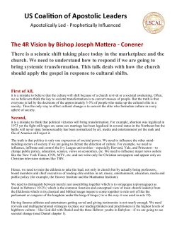 US Coalition of Apostolic Leaders