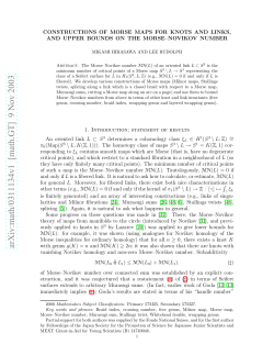 arXiv:math/0311134v1 [math.GT] 9 Nov 2003