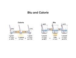 11_1 Btu and calorie