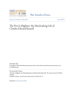The Pen Is Mightier: the Muckraking Life of Charles Edward Russell