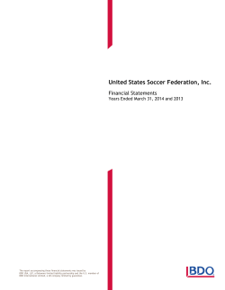 2014 Audited Financial Statements