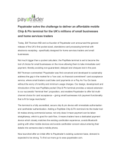 Payatrader solve the challenge to deliver an affordable mobile Chip