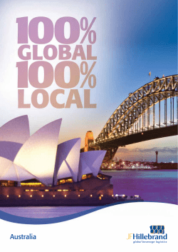 Australia - JF Hillebrand
