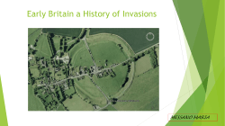 The first invaders of Britain