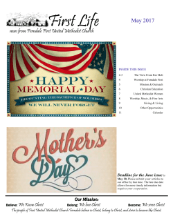 First Life - Ferndale First United Methodist Church