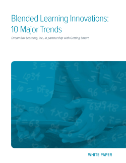 Blended Learning Innovations