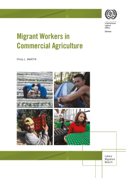 Migrant Workers in Commercial Agriculture