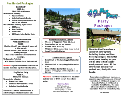 Party Packages - 49er Fun Park