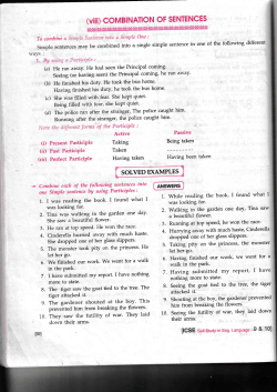 (vflii) COMBINATION OF SENTENCES "f