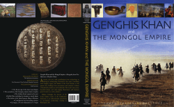 GENGHIS KHAN and THE MONGOL EMPIRE