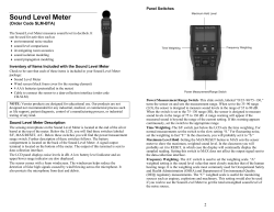 Sound Level Meter