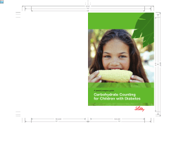 Carbohydrate Counting for Children with Diabetes
