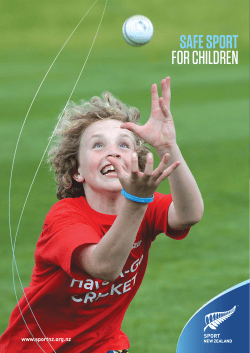 Safe Sport for Children