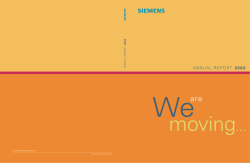 s ANNUAL REPORT 2000 - Siemens Global Website
