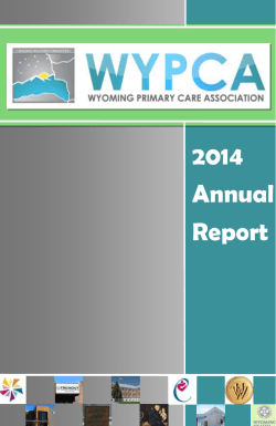 2014 Annual Report - Wyoming Primary Care Association