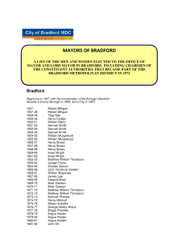 Bradford Mayors