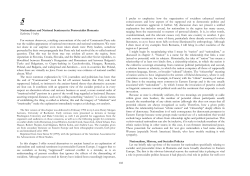 Nationalism and National Sentiment in Postsocialist Romania