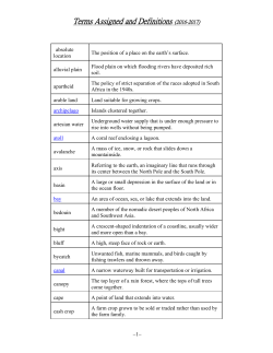 Geography Terms - davis.k12.ut.us