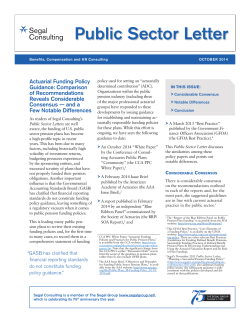 Public Sector Letter