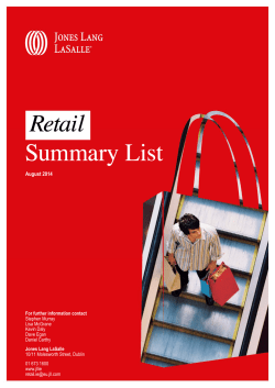 Retail Summary List (XMI 8517)