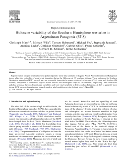 Holocene variability of the Southern Hemisphere