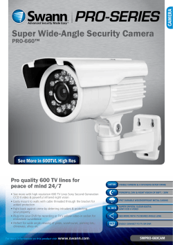 Super Wide-Angle Security Camera