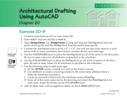 Exercise 20-8 - Architectural Drafting Using AutoCAD 2010