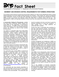 Farming Erosion Control