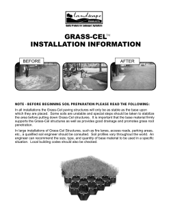 Grass-Cel Installation