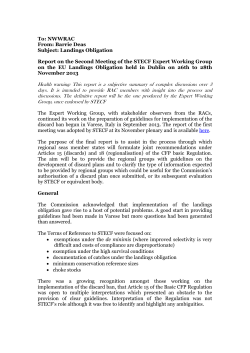 Health warning: This report is a subjective summary of complex