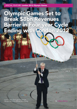 Olympic Games Set to Break $8bn Revenues Barrier in Four