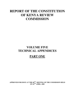 Technical Appendices - VOL V Pt1