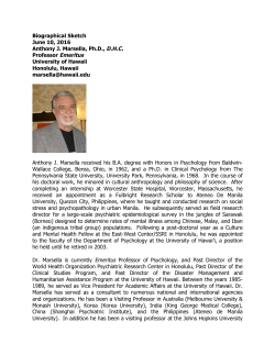 Biographical Sketch June 16, 2016