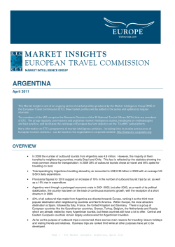 ARGENTINA - European Travel Commission