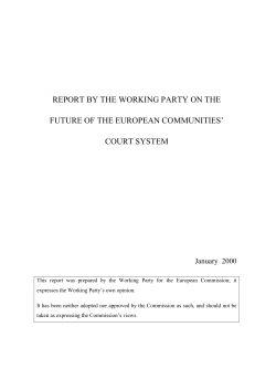 Due Report - European Commission