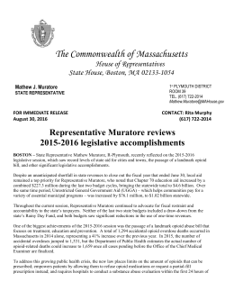 2015-2016 Legislative Session Recap