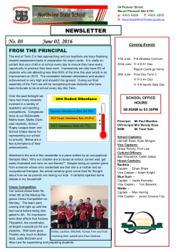 newsletter-8-june-2016 - Northview State School