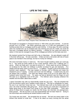 LIFE IN THE 1950s - The Epsom and Ewell History Explorer