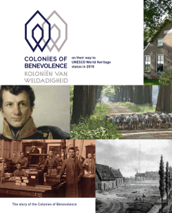 colonies of benevolence - Koloni&euml;n van Weldadigheid