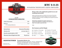 KTS&reg; 0-0-25 - KellySolutions.com