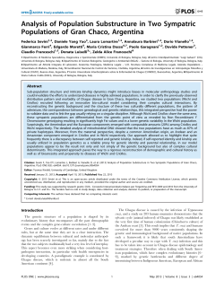 Analysis of Population Substructure in Two Sympatric Populations of