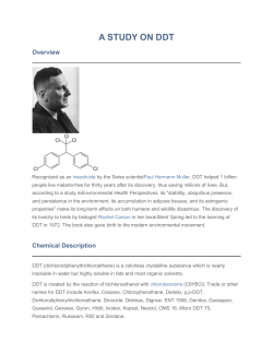 A STUDY ON DDT