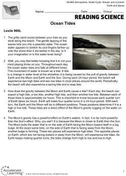Ocean Tides - Cobb Learning