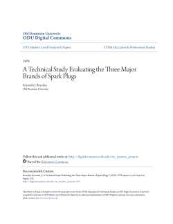 A Technical Study Evaluating the Three Major Brands of Spark Plugs